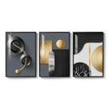 Large Framed Modern Elegant Wall Art Luxuery Wall Prints for Living Room Set of 3