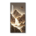 Large Framed Modern Gold Luxury Mountain Wall Art Modern Landscape Wall Decor for Living Room