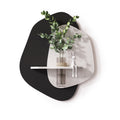 3D Textured Black and White Modern Minimalist Abstract Wall Art for Living Room