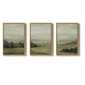 Large Framed Retro Farmhouse Rustic Vintage Landscape Wall Art for Living Room Set of 3