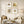 4 Piece Framed Modern Gold and White Wall Art for Living Room, Plexiglass with Mat