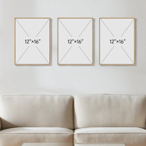 Framed Minimalist Couple Love Heart Line Canvas Wall Art Black and White Artwork Bedroom Set of 3