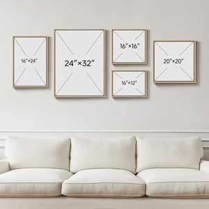 Large Framed Neutral Abstract Wall Art for Living Room, 5 Piece Set