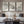 Large Framed Neutral Abstract Wall Art, 3 Piece Set in Black and Beige