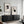 Large Framed Neutral Black Beige Abstract Wall Art Decor Set of 2