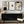Large Framed Modern Neutral Abstract Black and Beige Wall Art Set of 3