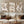 Framed Neutral Beige Abstract Wall Art Minimalist Canvas Prints for Bedroom Set of 3