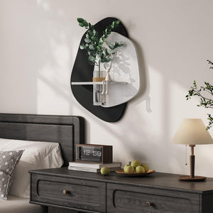 3D Textured Black and White Modern Minimalist Abstract Wall Art for Living Room