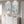 Large White Framed Blue and Gold Abstract Wall Art Modern Minimalist Artwork for Living Room Set of 2