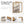 Large Framed Modern Farmhouse Tree Ring Wall Art Neutral Artwork for Living Room Set of 3