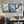 Large Framed Elegant Blue Gold White Modern Luxury Abstract Wall Art for Living Room Set of 3