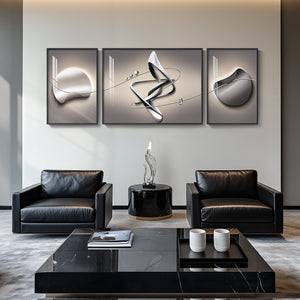 Extra Large Framed Modern Abstract Wall Art for Living Room