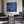 Large Framed Modern Navy Blue Abstract Wall Art Minimalist Artwork for Living Room