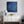 Large Framed Modern Navy Blue Abstract Wall Art Minimalist Artwork for Living Room