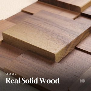 Large Wood Abstract Wall Art for Living Room, Modern 3D Artwork for Walls