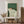 Large Framed Modern Cozy Woman Green Calming Wall Art Dorm Bedroom