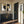 Large-frame black and gold abstract wall art three-piece set for the living room