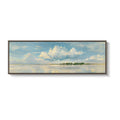 Framed Blue Landscape Canvas Wall Art Sky Cloud Artwork for Walls Horizontal Nature Scenery Painting Prints for Living Room