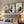 Large Framed Modern Elegant Wall Art for Living Room, 3 Piece Black and Gold Set