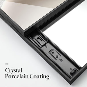 Framed Sliding Wall Mounted Full Length Mirror Modern Minimalist Full Body Mirror