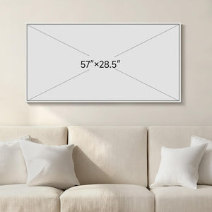 Large Framed Coastal Ocean Abstract Wall Art for Living Room