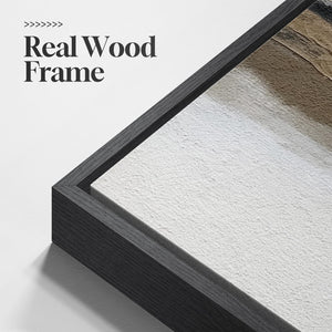 Large Framed Black and White Abstract Wall Art for Living Room