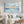 Large Framed Coastal Abstract Wall Art Blue and Gold Canvas Prints for Living Room