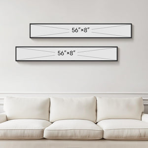Large Framed Neutral Abstract Vertical Wall Art Decor for Hallway, 2 Piece