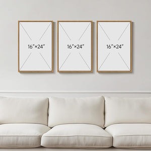 Framed Modern Farmhouse Forest Animal Wall Art Rustic Nature Cute Whimsical Bear Fox Rabbit Wall Decor for Nursery Set of 3