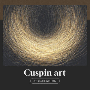 Large black and gold modern luxury abstract art painting