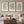 Large Framed 3 Piece Vintage Botanical Wall Art for Living Room