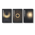 Large Framed Black and Gold Modern Luxury Wall Art
