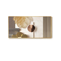 Extra Large Framed Modern Luxury Gold Wall Art for Living Room