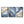 Large Framed Elegant Blue Gold White Modern Luxury Abstract Wall Art for Living Room Set of 3