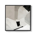 Extra Large Framed Black White Modern Neutral Minimalist Abstract Wall Art for Living Room
