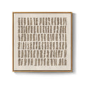 Framed Neutral Beige Modern Minimalist Abstract Line Canvas Prints Wall Art Decor for Living Room