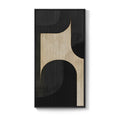 Large Framed Black Beige Neutral Abstract Wall Art Modern Minimalist Painting for Living room