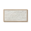 Large Framed Wabi Sabi Neutral Beige Modern Minimalist Abstract Vertical Wall Art for Hallway