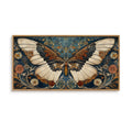 Extra Large Framed Retro Vintage Rustic Butterfly Wall Art for Living Room
