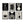 Framed Modern Abstract Black and White Boho Geometric Wall Art for Living Room Set of 6