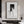 Framed Modern Minimalist Black and White Abstract Wall Art for Living Room