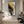 Large Framed Black White and Gold Abstract Contemporary Vertical Wall Art for Hallway