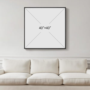Extra Large Framed Black White Modern Neutral Minimalist Abstract Wall Art for Living Room