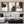 Large Framed Black and White Gold Modern Minimalist Abstract Wall Art for Living Room Set of 3