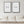 Large Framed Blue Gray Modern Minimalist Abstract Wall Art for Living Room Set of 2