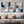 Large Framed Blue Neutral Abstract Modern Minimalist Wall Art for Living Room Set of 3