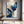 Extra Large Framed Blue White and Gold Modern Abstract Vertical Wall Art for Living Room