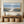 Extra Large Framed Blue Coastal Beach Floral Landscape Wall Art for Living Room