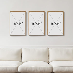 Framed Christian Bible Verse Neutral Vintage Landscape Canvas Wall Art for Living Room Set of 3