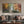 Large Framed Autumn Misty Forest Fall Landscape Wall Art for Living Room